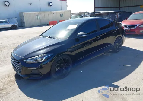 2018 Hyundai Elantra Sport from USA, damaged, VIN KMHD04LB0JU704226